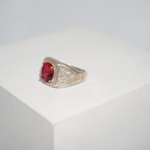 925 Silver Handmade Men Ring 195R338
