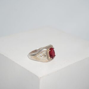 925 Silver Handmade Men Ring 195R338