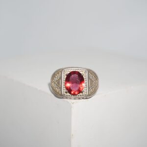 925 Silver Handmade Men Ring 195R338