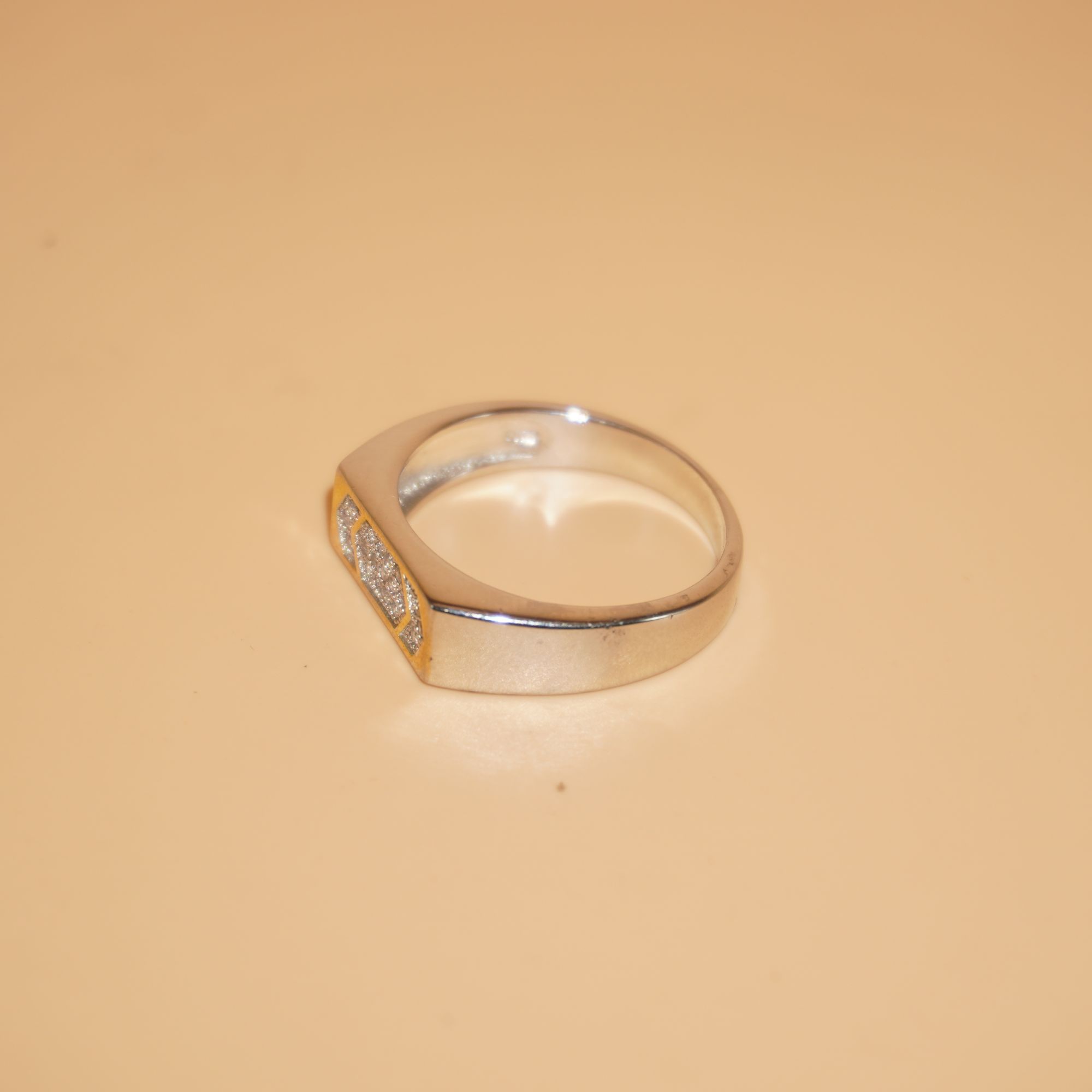 925 Silver Unique Gents Ring 723R29 - Image 3