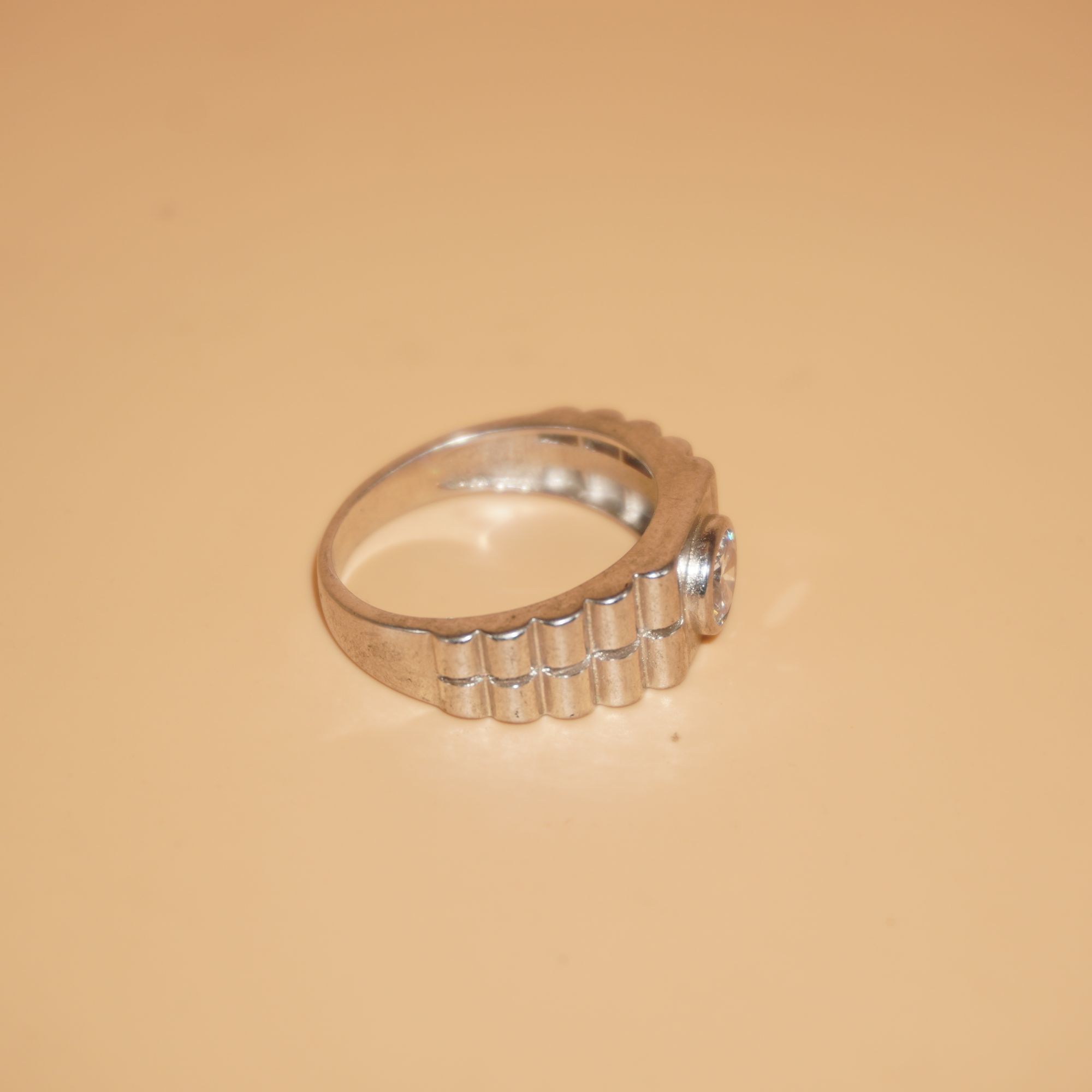 925 Silver Lightweight Gents Ring 274R118 - Image 3
