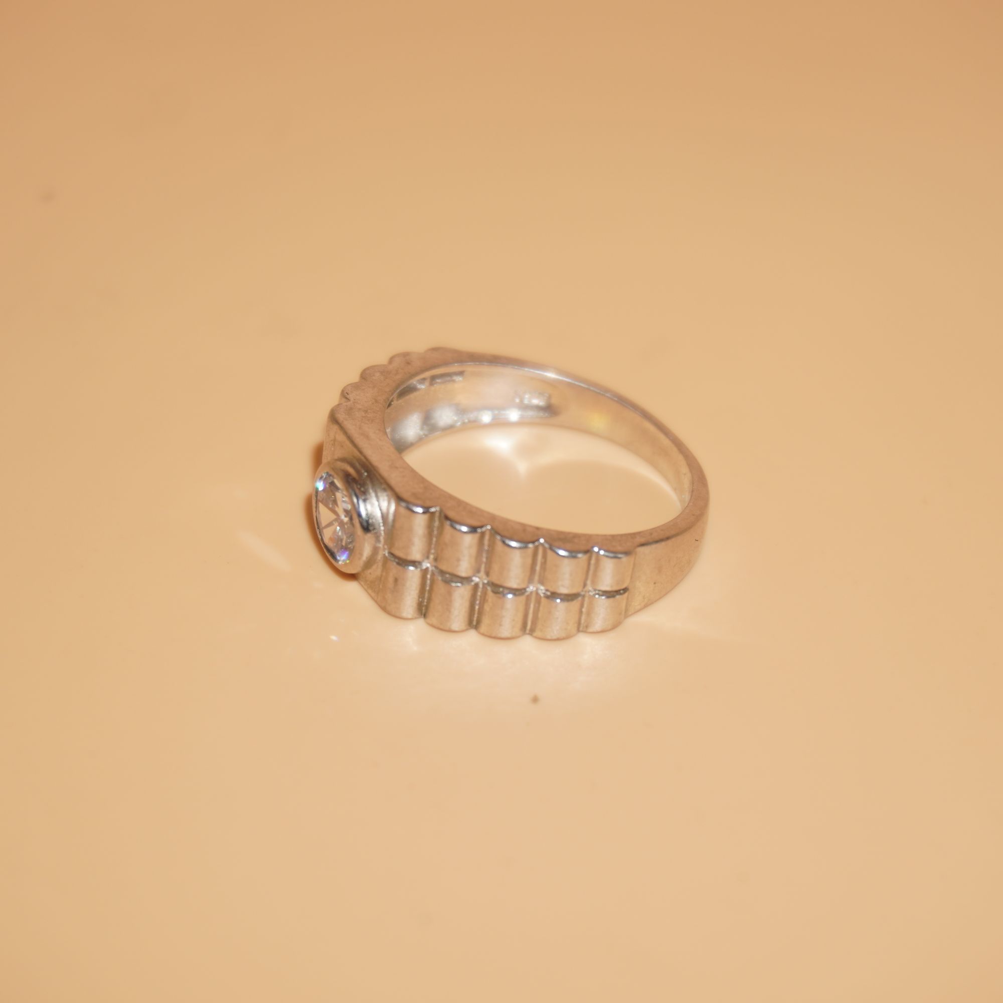 925 Silver Lightweight Gents Ring 274R118 - Image 2
