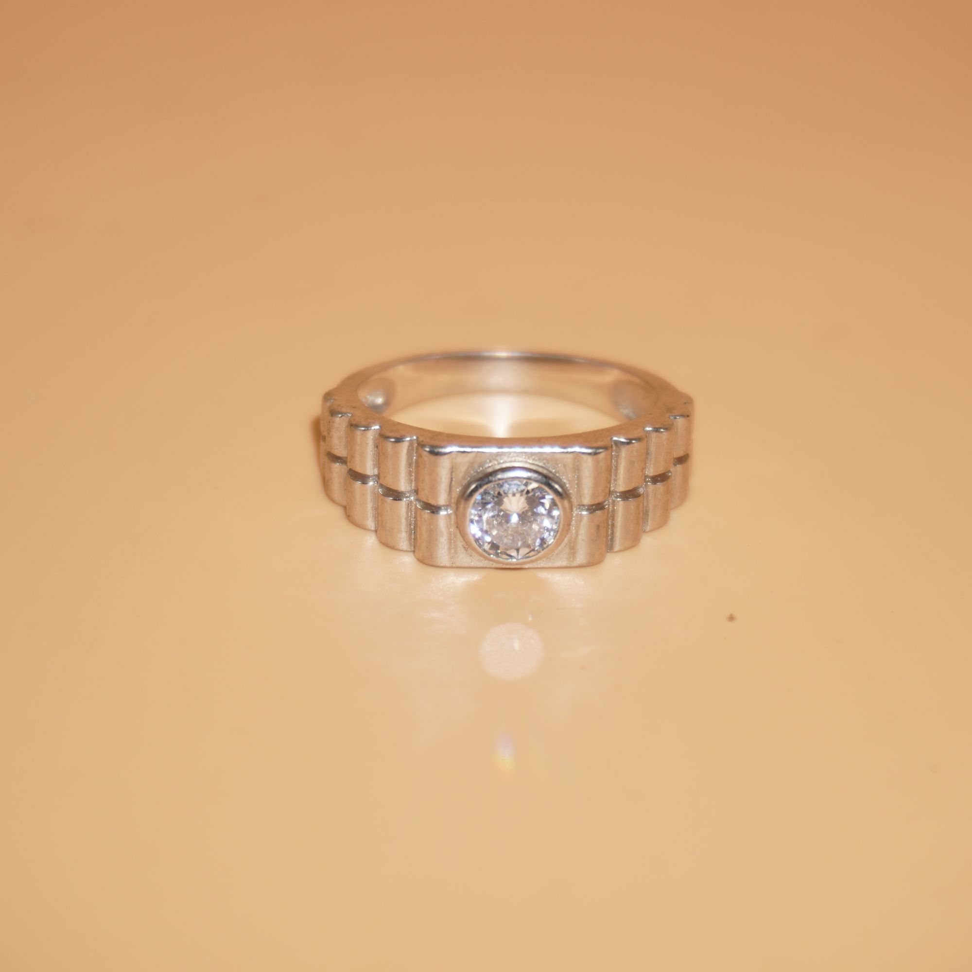 925 Silver Lightweight Gents Ring 274R118