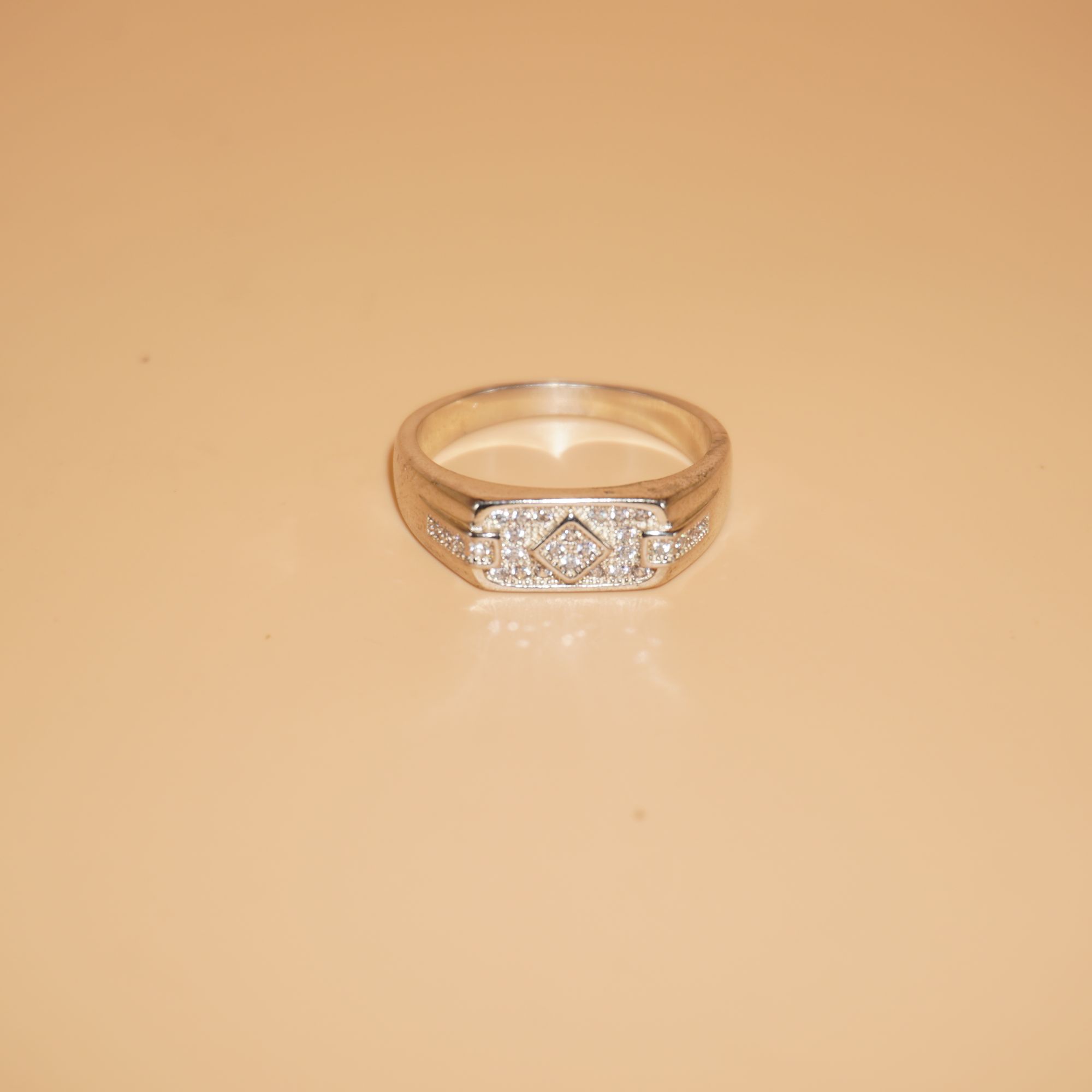 925 Silver Elegant Gents Ring 720R41