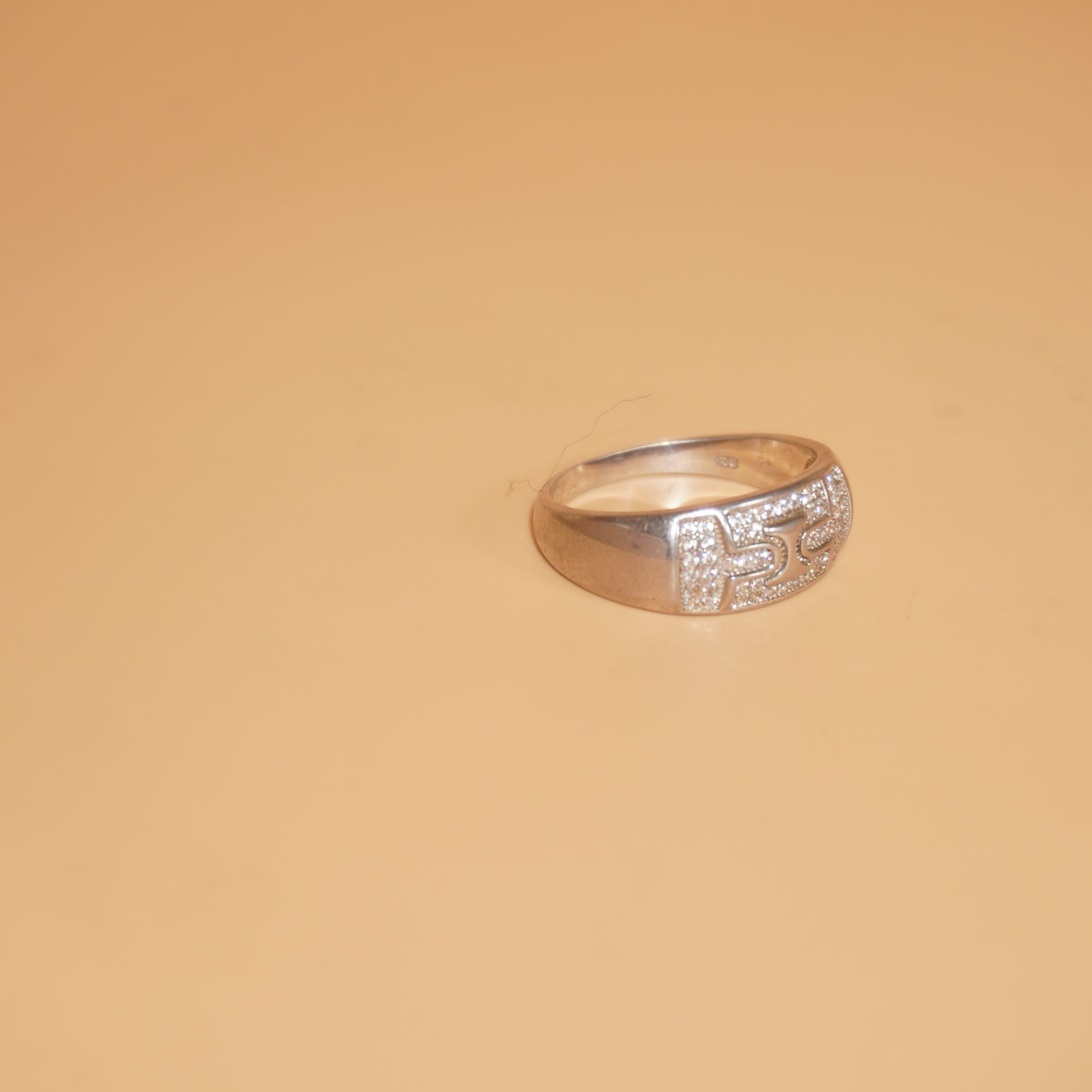 925 Silver Classy Gents Ring 274R59 - Image 2