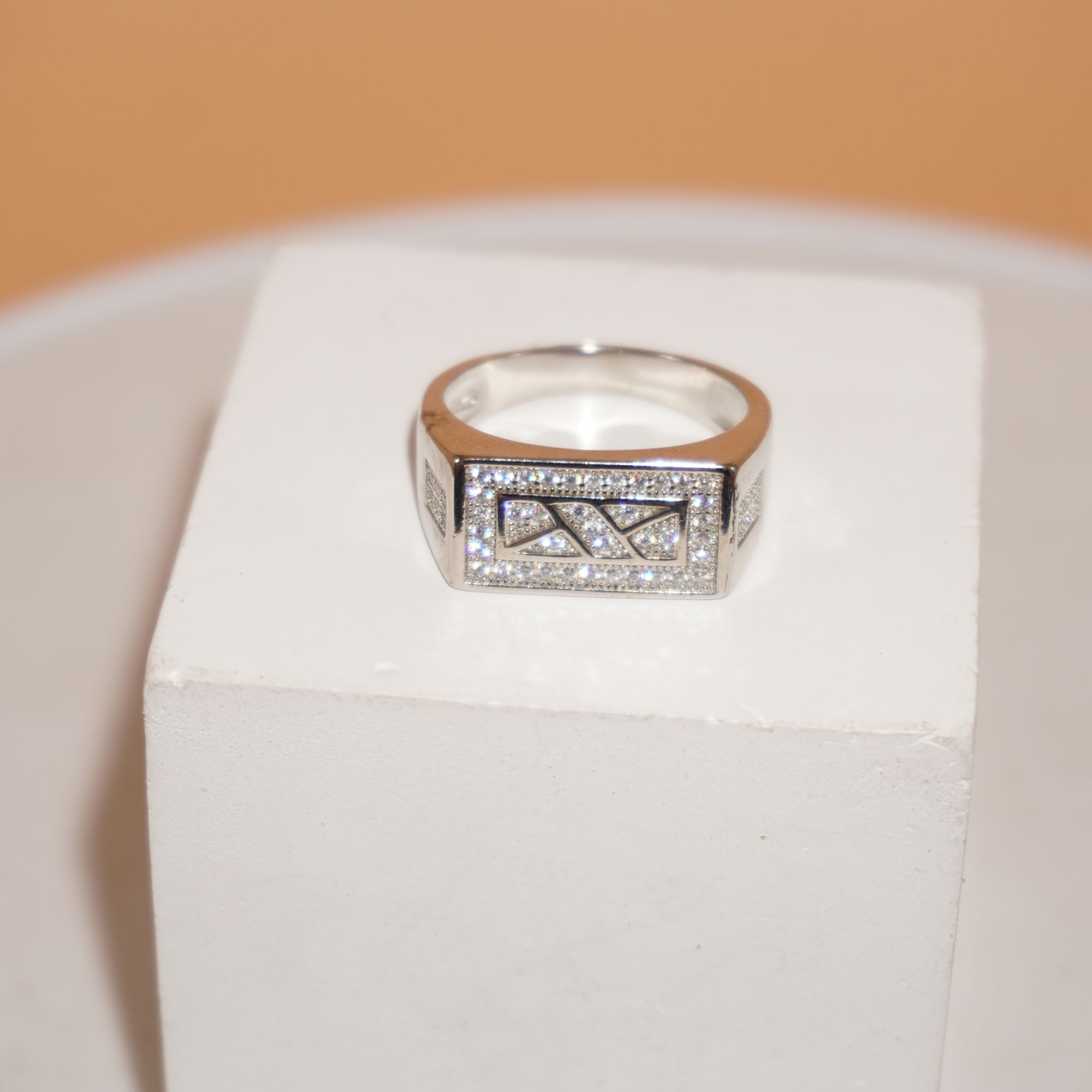 925 Silver Fancy Plain Ring 713R31