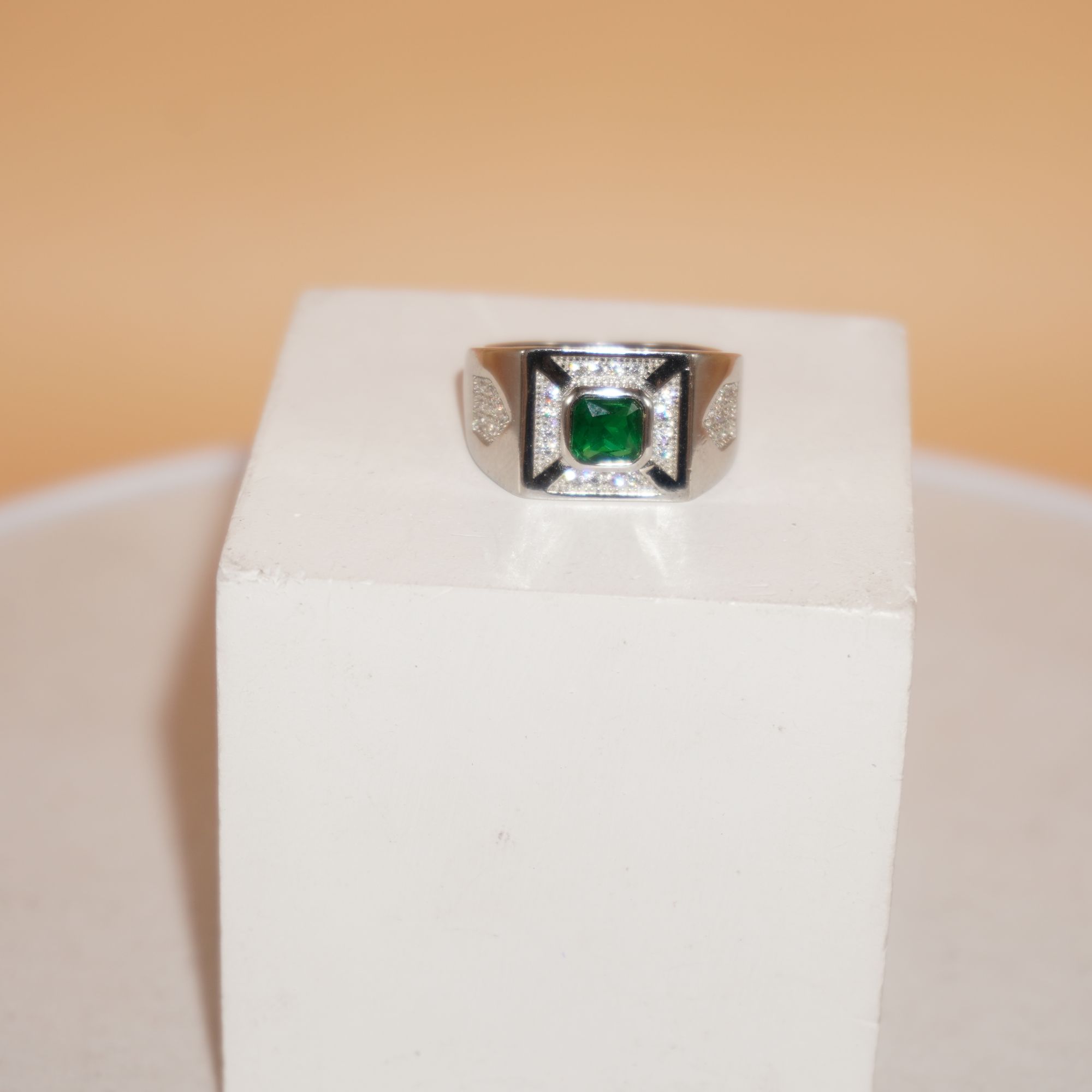 925 Silver Modern Plain Ring 711R35