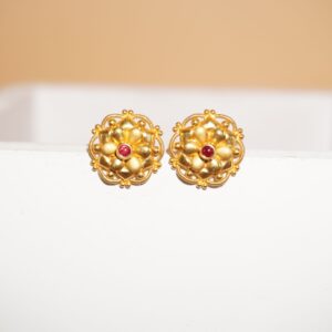 22k Gold Unique Tops Earring 10R8