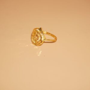 22k Gold Modern Plain Gold Ring 1011R6