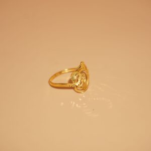 22k Gold Modern Plain Gold Ring 1011R6