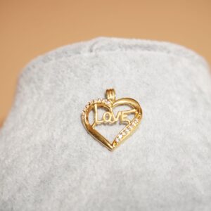 22k Gold Grand Plain Pendant 65R171