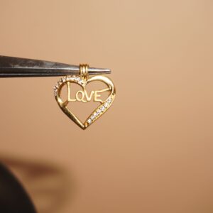 22k Gold Grand Plain Pendant 65R171