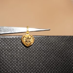 22k Gold Delicate Plain Pendant 983R45