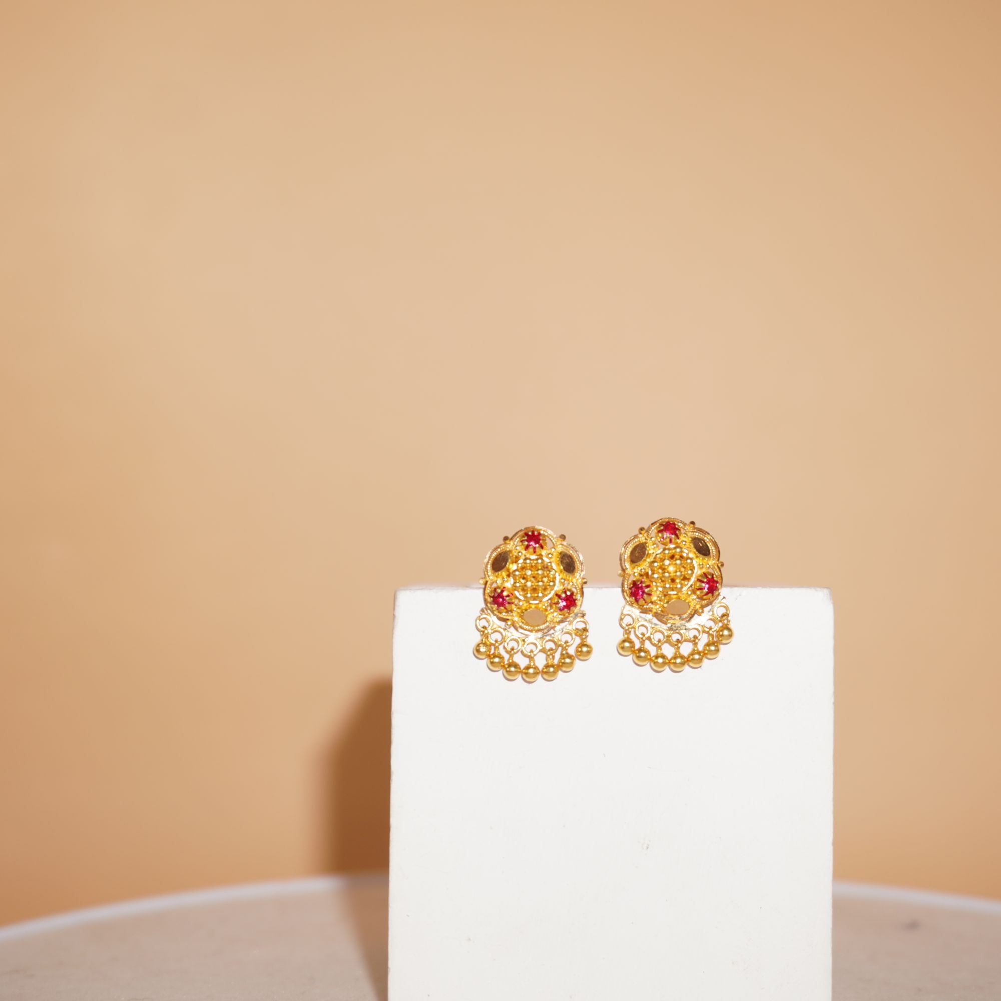 22k Gold Unique Earrings 1169R27