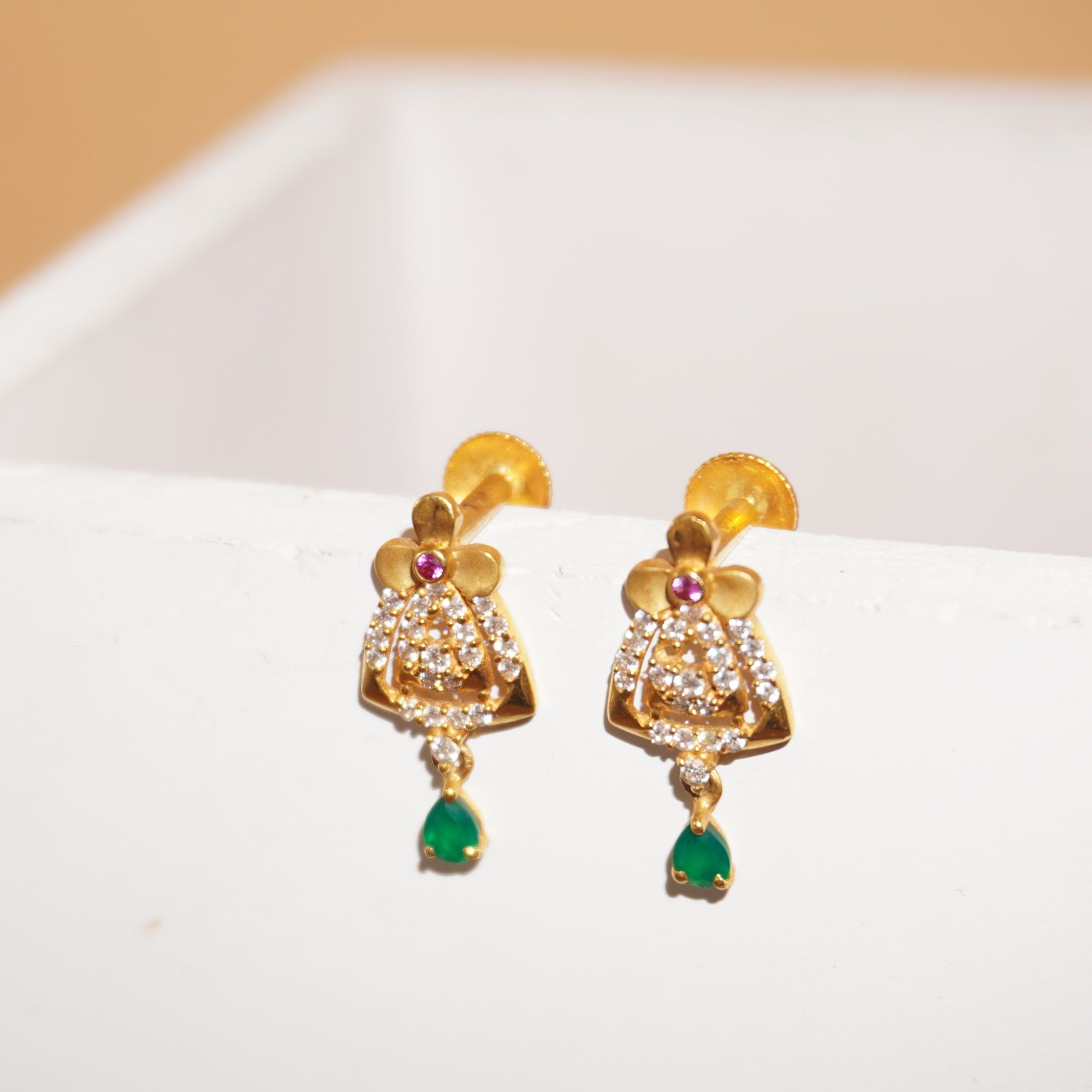22k Gold Elite Latkan Earrings 36R29