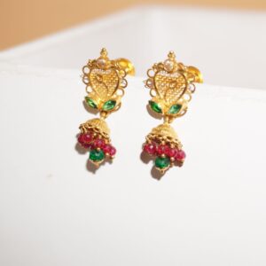 22k Gold Grand Plain Earrings 41R69