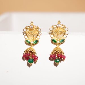 22k Gold Grand Plain Earrings 41R69
