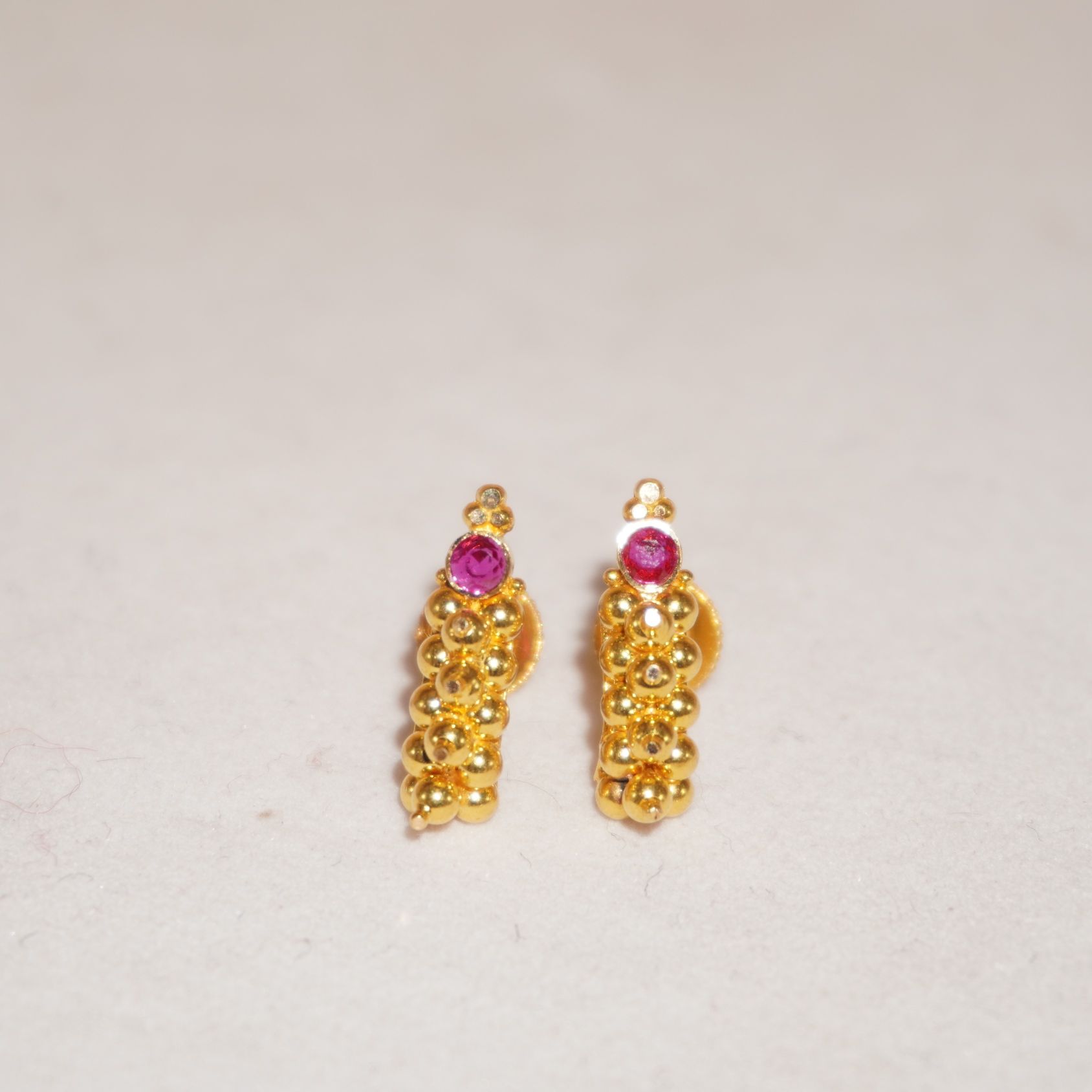 22k Gold Classic Latkan Earrings 600R65