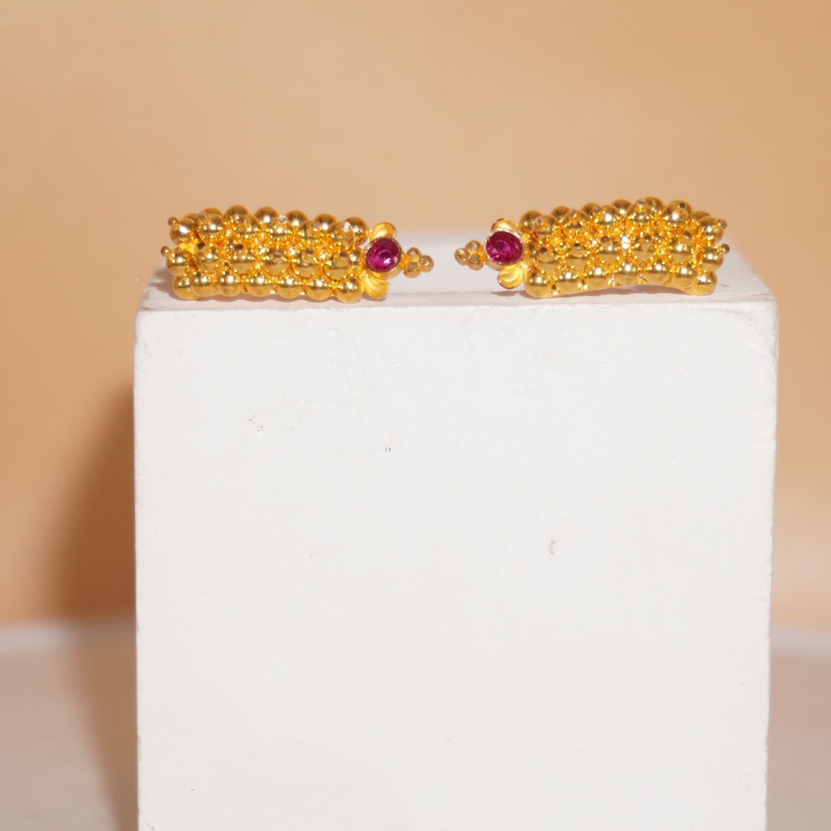 22k Gold Modern Latkan Earrings 600R70