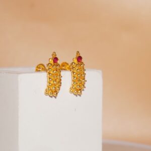 22k Gold Modern Latkan Earrings 600R70