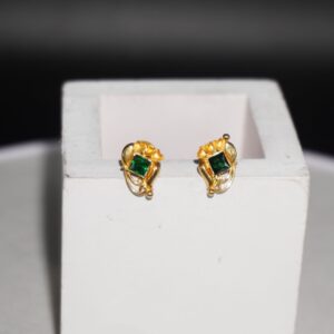 22k Gold Beautiful Earrings 41R114