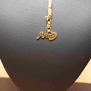 22k Gold Modern Plain Pendant 11R262