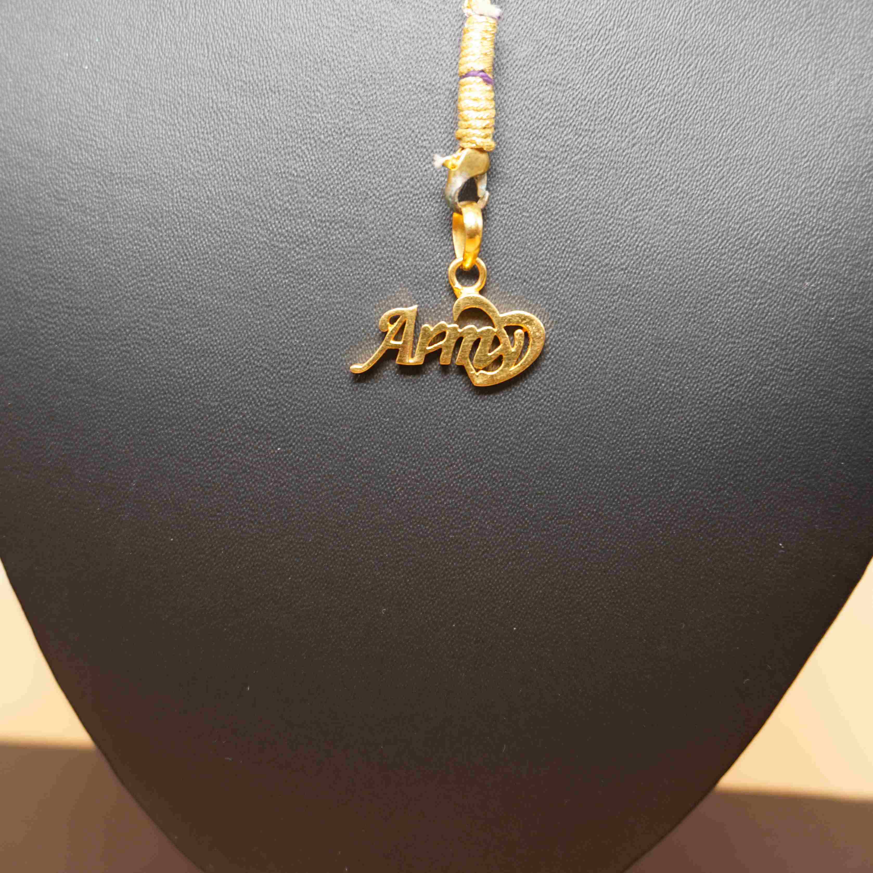 22k Gold Modern Plain Pendant 11R262