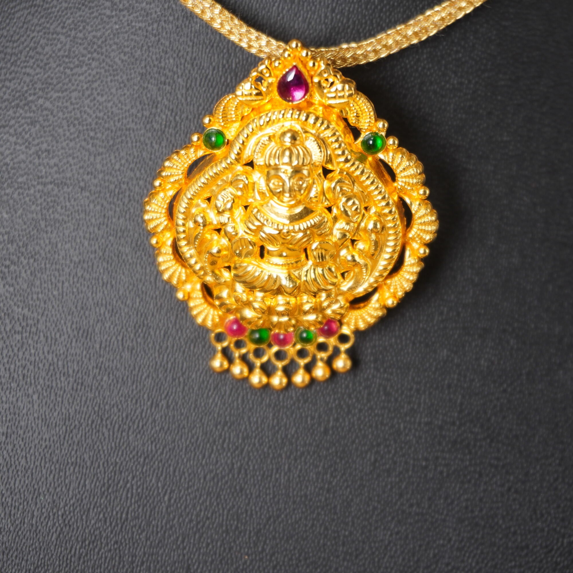 22k Gold Trending Plain Pendant 113R79