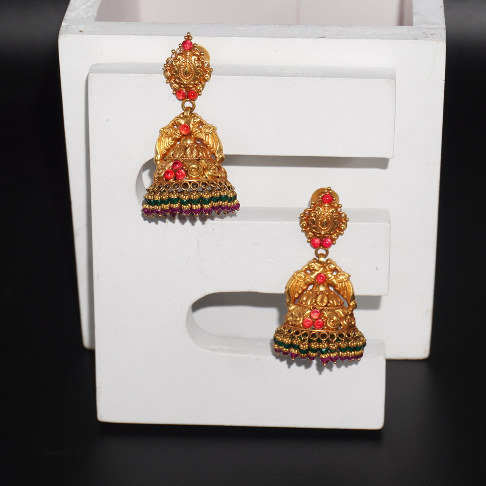 22K Gold Fancy Jhumkha