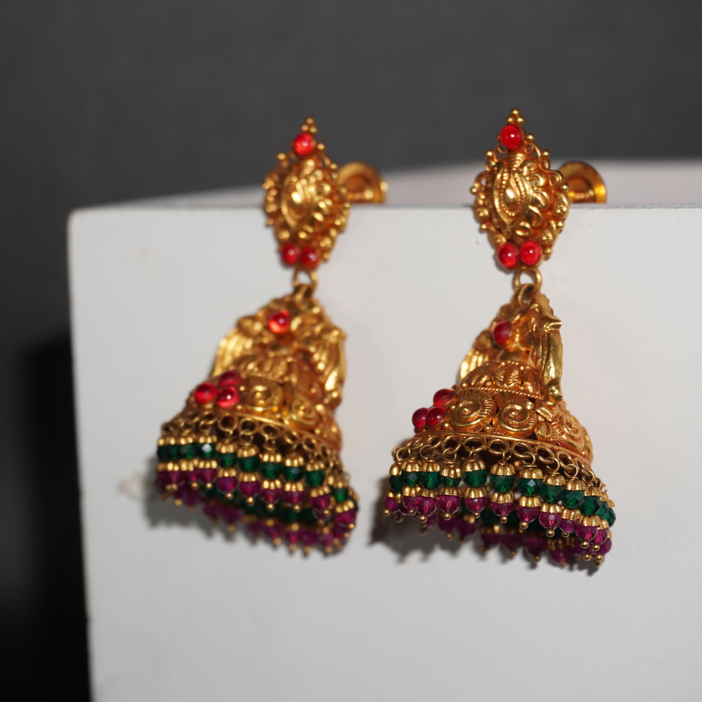 22K Gold Fancy Jhumkha