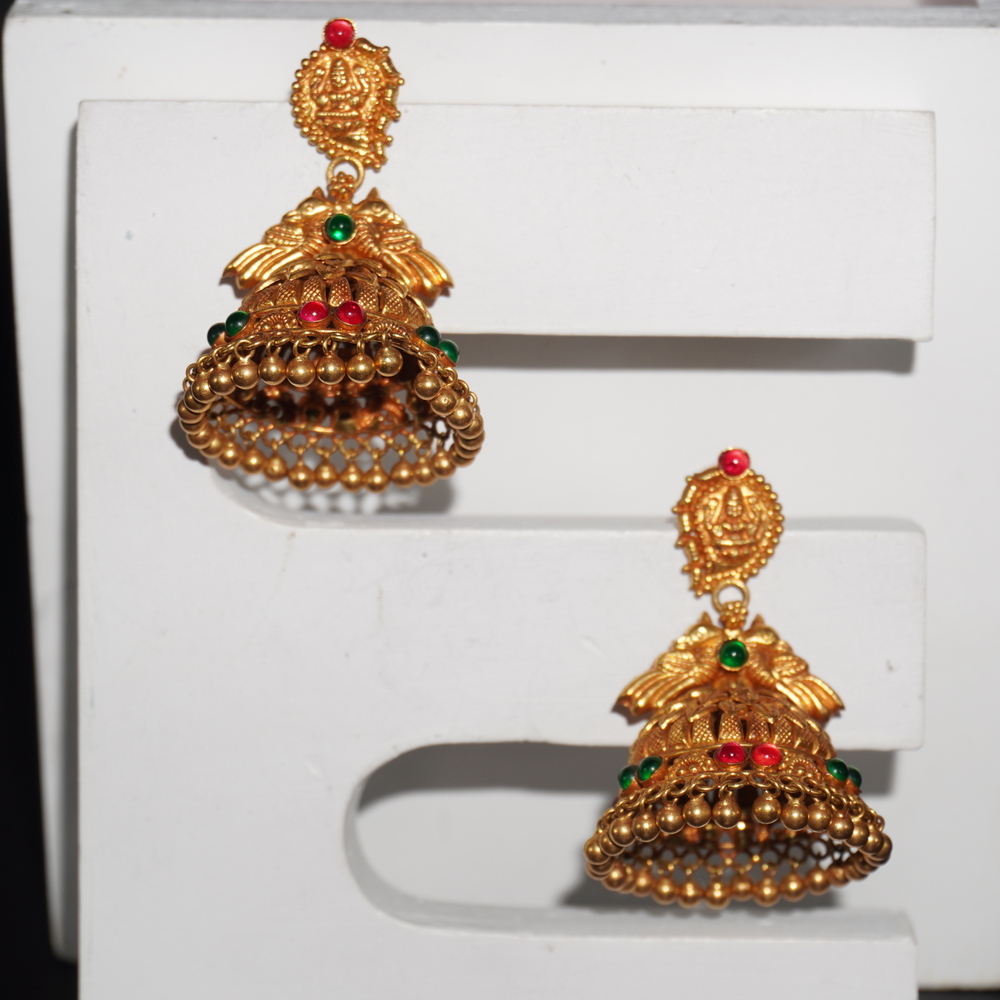 22K Gold Fancy Jhumkha