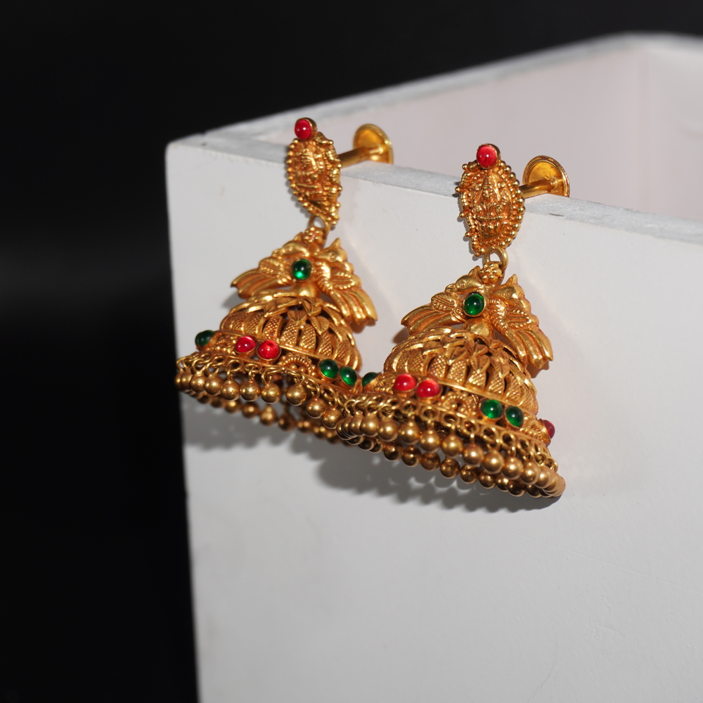 22K Gold Fancy Jhumkha