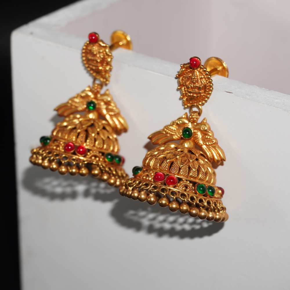 22K Gold Fancy Jhumkha