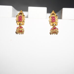 22K Gold Designer Earring