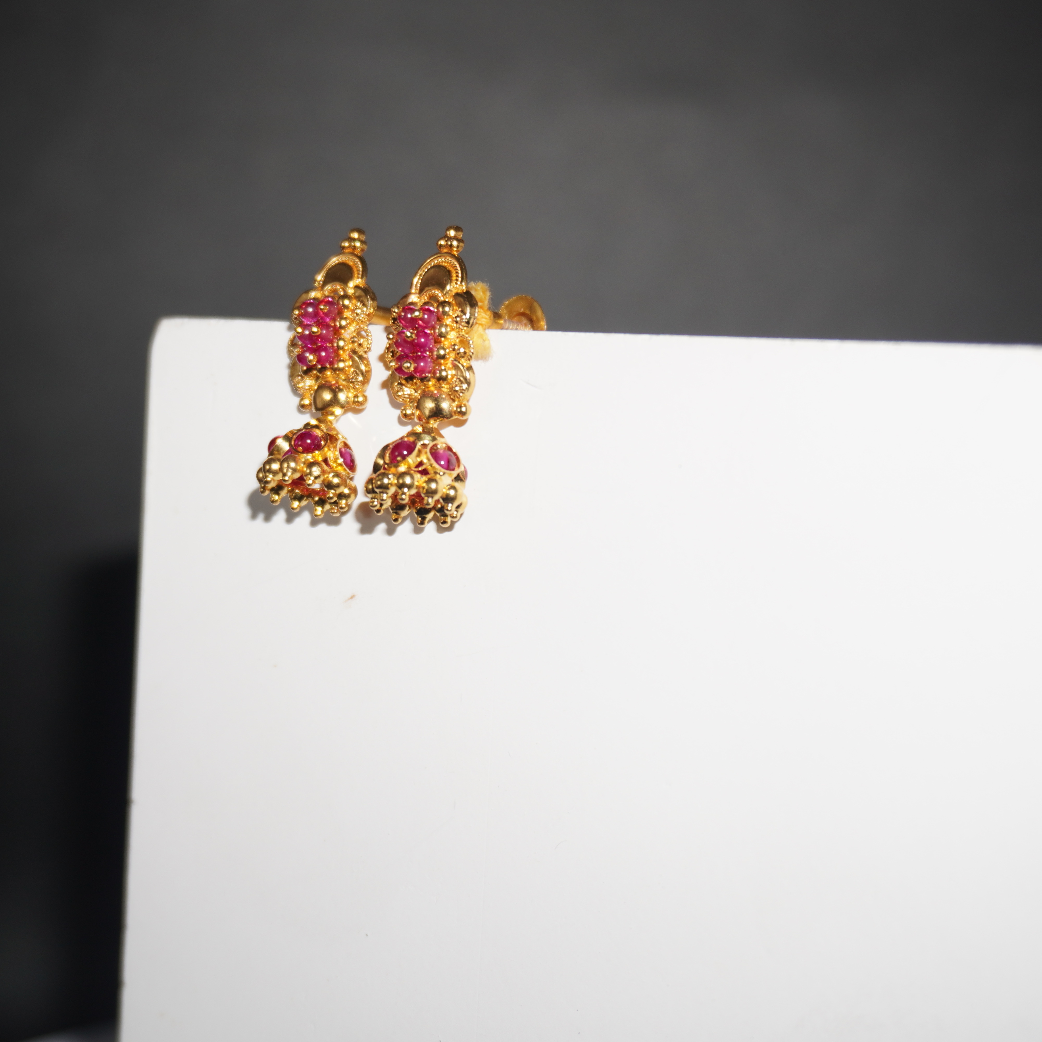 22K Gold Designer Earring