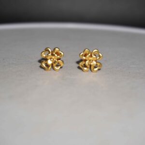 22K Gold Culcutti Design Earring