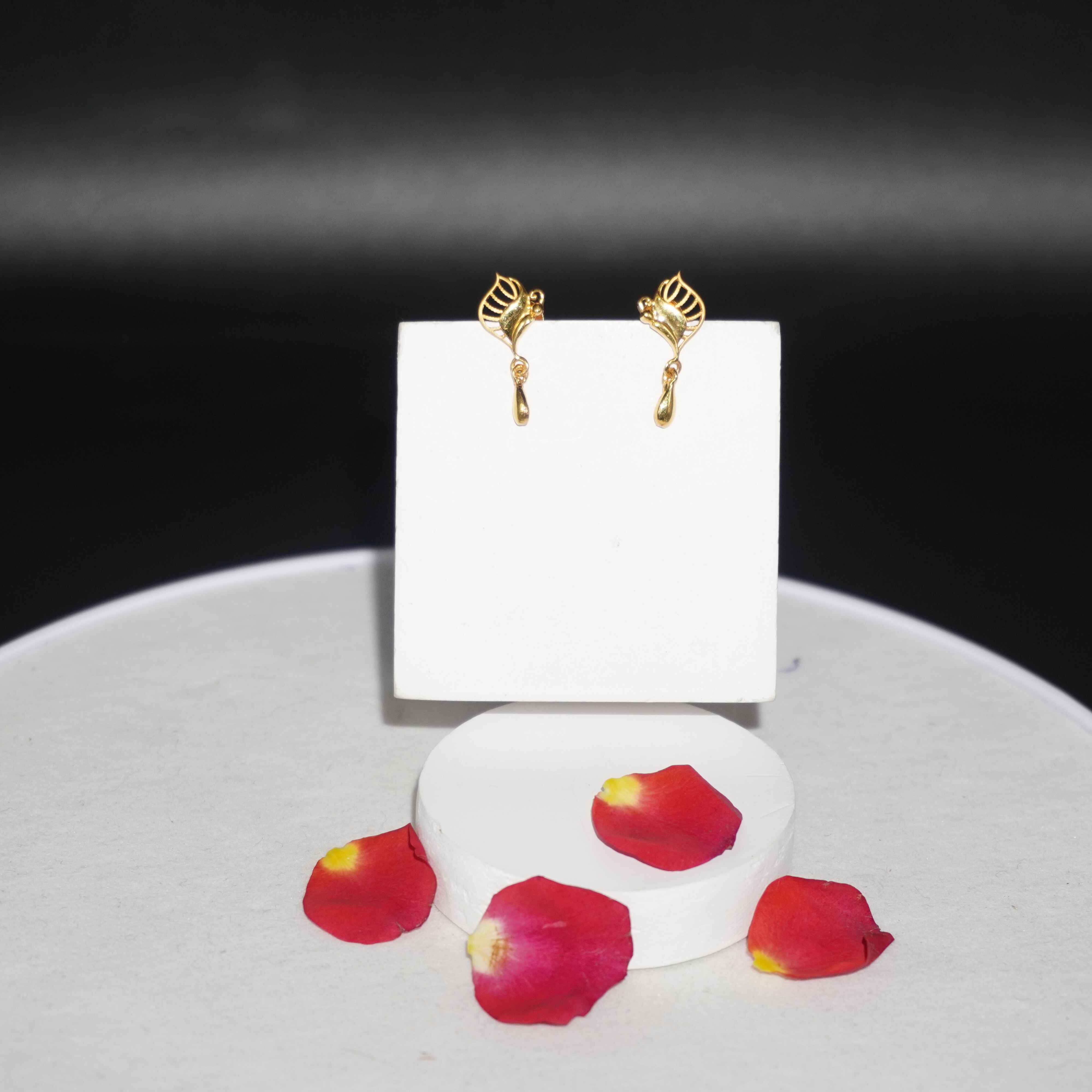 916 Gold Latkan Earring