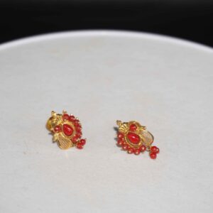 22K Gold Hanging Earrings