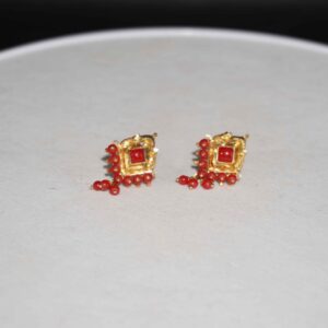 22K Gold Designer Earring