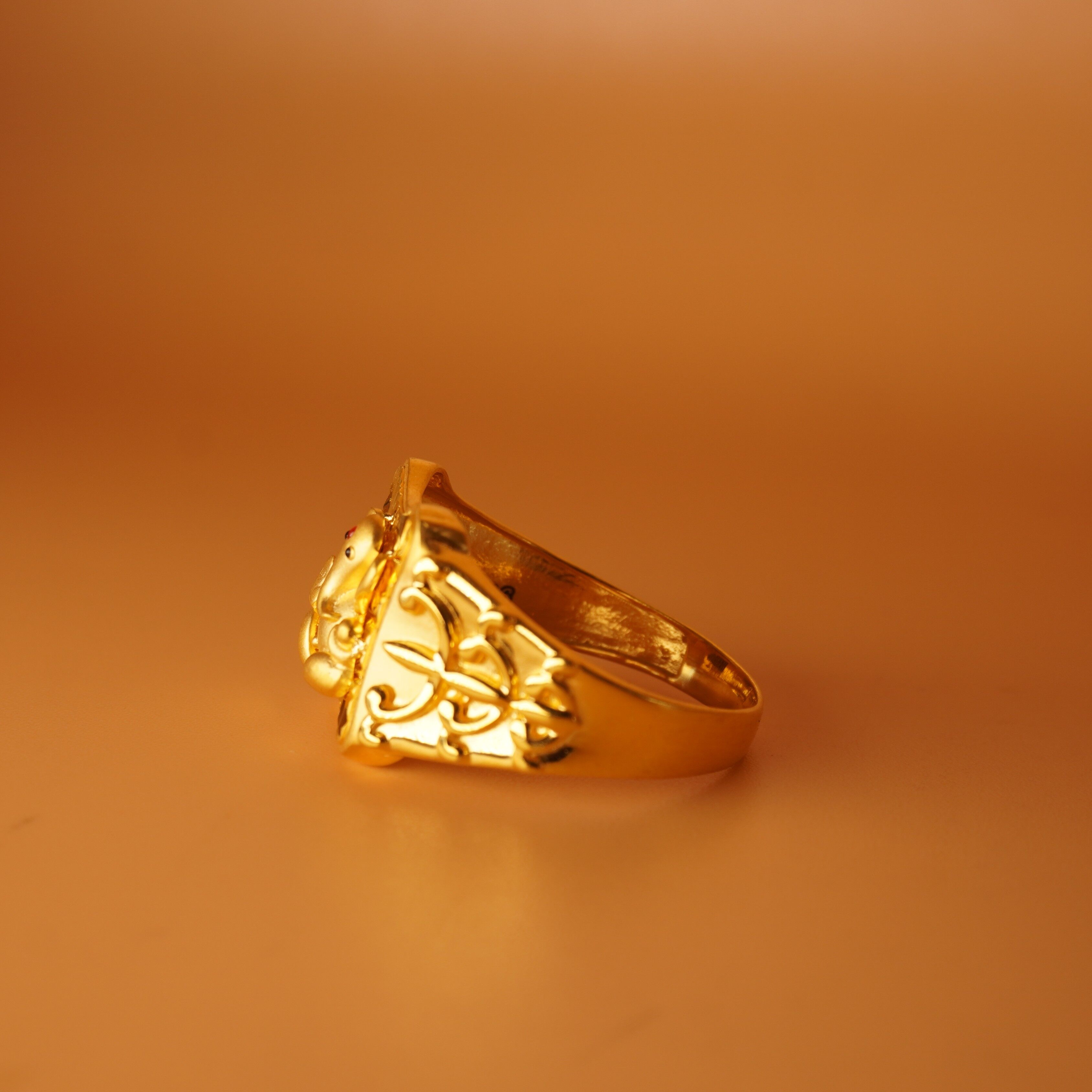 916 gold classic ring for men