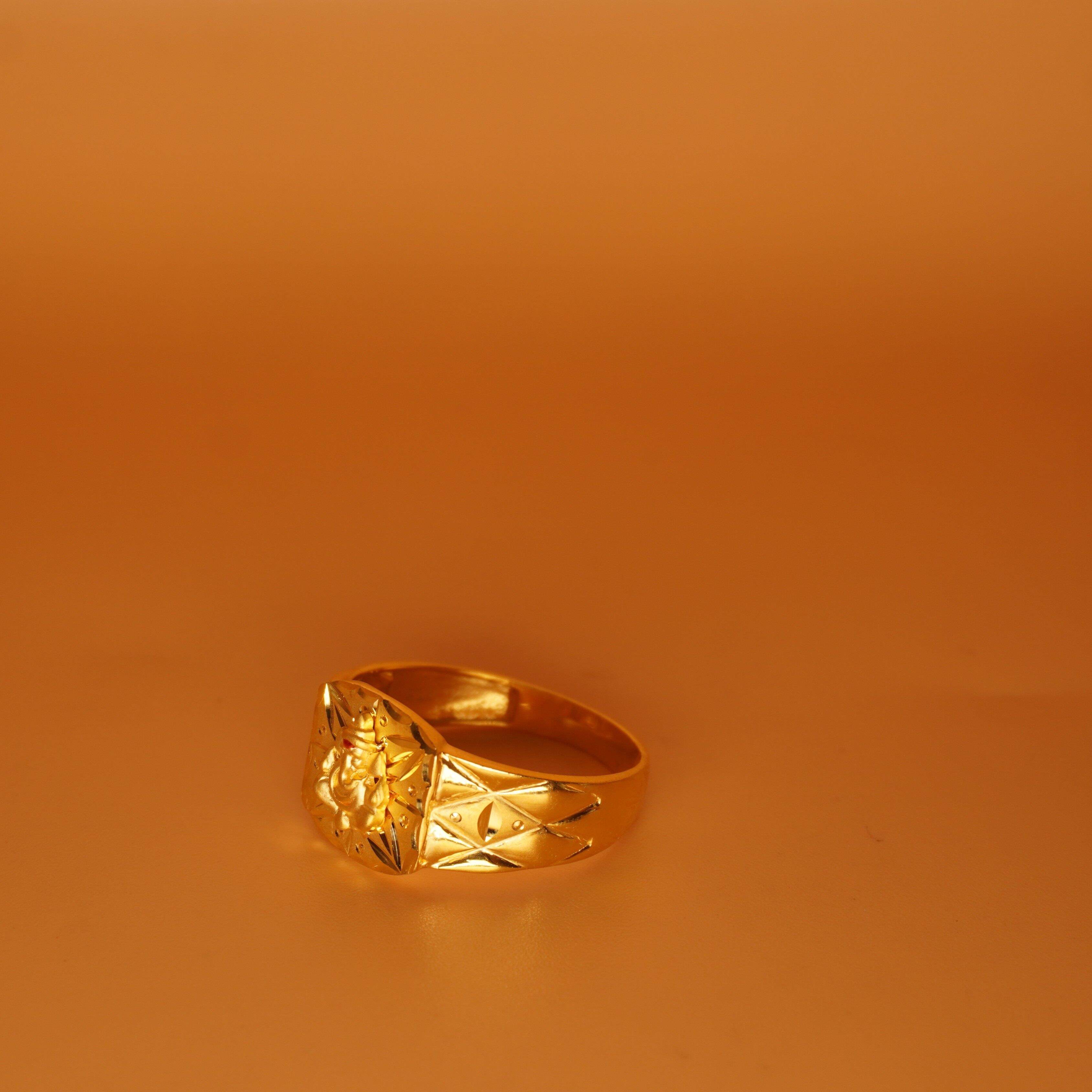 916 gold classic ring for men