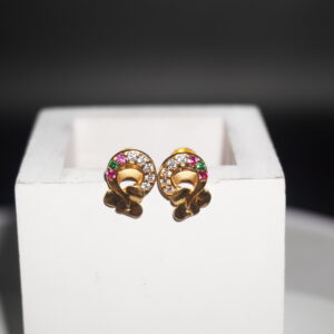 Gold Stunning Plain Earrings 36R494