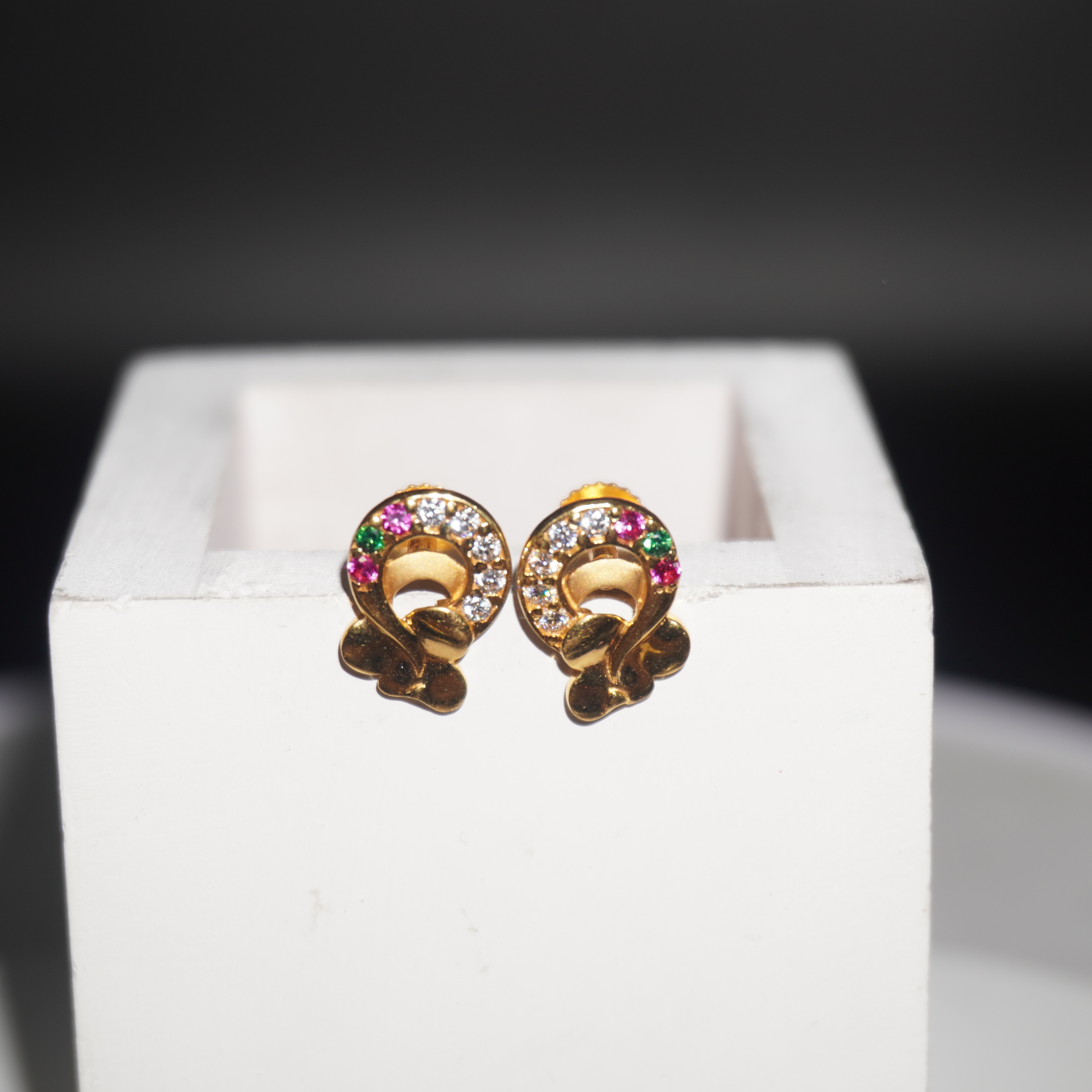 Gold Stunning Plain Earrings 36R494