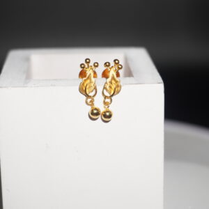 Gold Stunning Plain Earrings 36R509