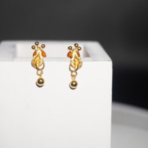 Gold Stunning Plain Earrings 36R509