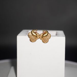Gold Elite Plain Earrings 36R184