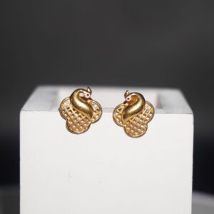 Gold Elite Plain Earrings 36R184