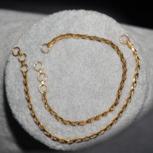 Gold Classy Plain Earrings 1R140