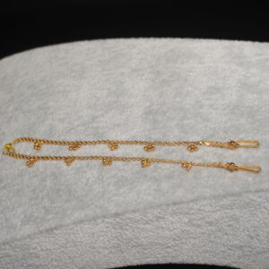 Gold Unique Plain Earrings 99R89