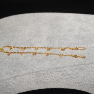 Gold Unique Plain Earrings 99R89